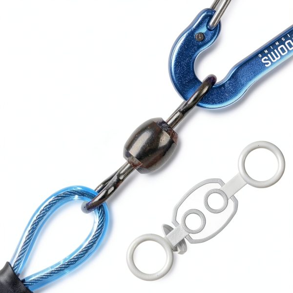Booms Fishing Kayak Lanyard Steel Wire 50lb-4