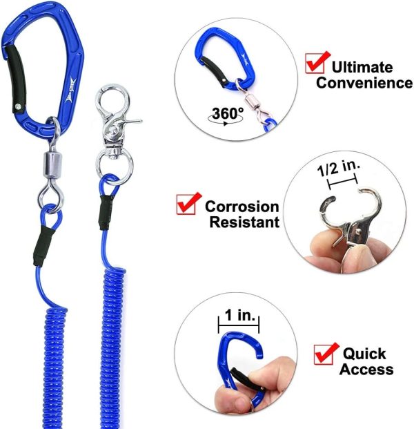 HERCULES Kayak Fishing Lanyard Rod Tie Belts-3