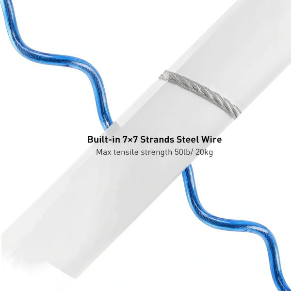 Booms Fishing Kayak Lanyard Steel Wire 50lb-3