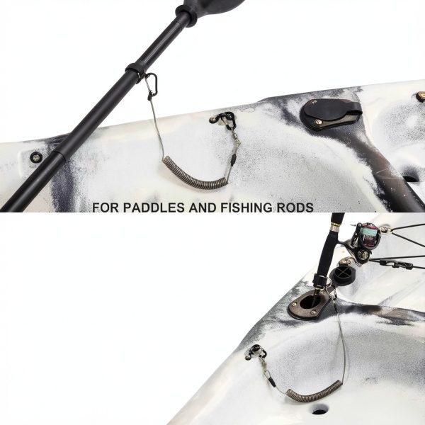 Kayak Paddle Leash Go Pal Steel TPU Heavy Duty-1