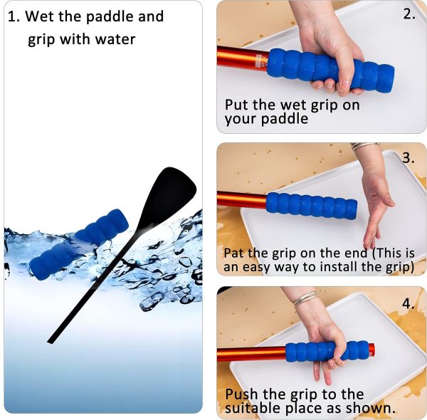 Kayak Paddle Grips Silicone Clydlan Comfortable-3