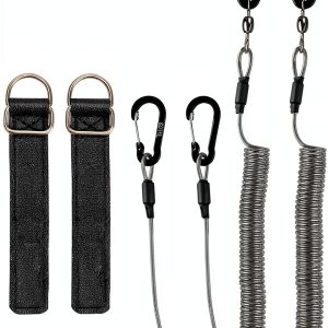 Kayak Paddle Leash Go Pal Steel TPU Heavy Duty-0