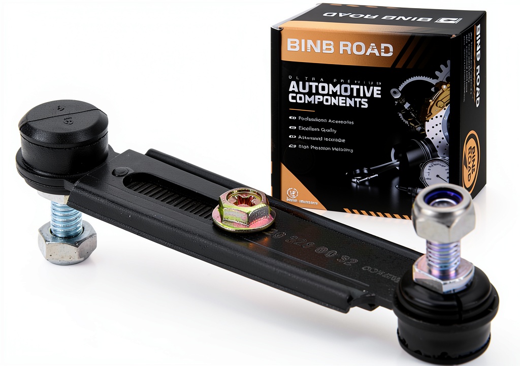 Adjusting height sensor lever on a Mercedes suspension
