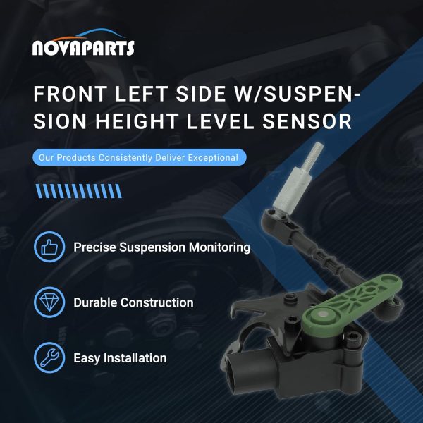 Front Left Suspension Height Level Sensor NOVAPARTS 4H0941285G-5