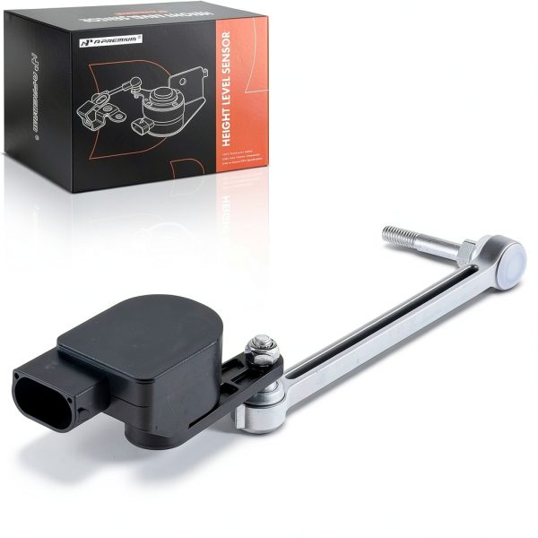 A-Premium Ride Height Sensor for Volkswagen Phaeton Front Left Black-7